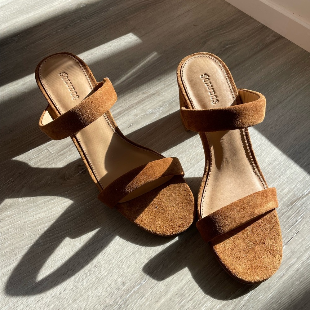 Soludos Ines Heels - Walnut